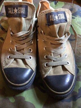 Converse All Star High-Top Sneakers in Olive